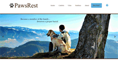 Desktop Screenshot of pawsrest.com